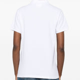 Maison Kitsuné White Fox Embroidered Polo