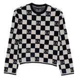 Emporio Armani Jacquard chenille sweater with pattern