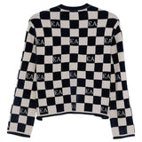 Emporio Armani Jacquard chenille sweater with pattern