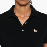 Maison Kitsuné Fox-embroidered polo shirt
