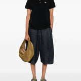 Maison Kitsuné Fox-embroidered polo shirt