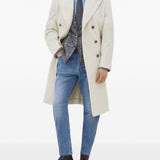 Brunello Cucinelli Alpaca and wool overcheck Prince of Wales deconstructed Cavallo blazer