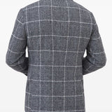 Brunello Cucinelli Alpaca and wool overcheck Prince of Wales deconstructed Cavallo blazer
