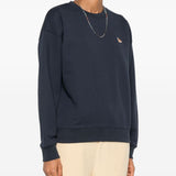 Maison Kitsuné Blue Fox Embroidered Sweatshirt