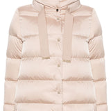Herno ChantillyBeige Padded Coat StandCollar Ultraluxe