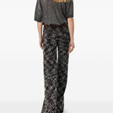 Missoni Brown Signature Patterned Printed Trousers