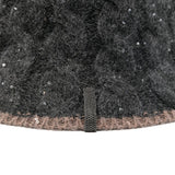 Brunello Cucinelli Grey Sequin Cloche Hat