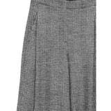 Emporio Armani Grey Pleated Check Trousers