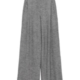 Emporio Armani Grey Pleated Check Trousers