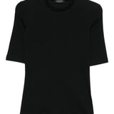 Fabiana Filippi Black Crew Neck Sweater
