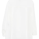 Emporio Armani White Neck Tie Blouse