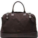 Emporio Armani Duffel bag with crocodile-print leather details