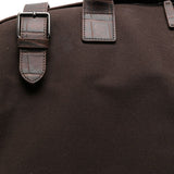Emporio Armani Duffel bag with crocodile-print leather details