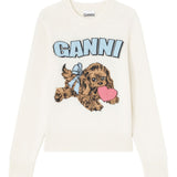 GANNI Sweaters Beige