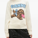 GANNI Sweaters Beige