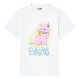 GANNI T-shirts and Polos White