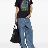GANNI T-shirts and Polos Grey