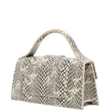 JACQUEMUS Le Bambino snake-print tote bag