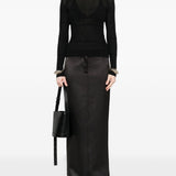 Emporio Armani Black Rib Knit Sweater