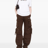 Off White White Floral Logo Shirt