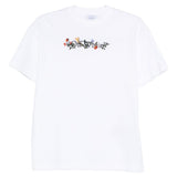 Off White White Floral Logo Shirt