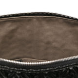 Emporio Armani Black Embossed Hobo Bag