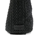 Emporio Armani Black Embossed Hobo Bag