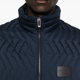 Emporio Armani Coats Blue