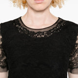 Ermanno Scervino Lace short-sleeve dress