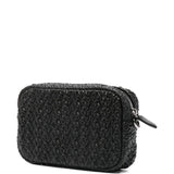 Emporio Armani Black Embossed Crossbody Bag