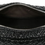 Emporio Armani Black Embossed Crossbody Bag