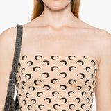 Marine Serre Moon Print Bandeau Top