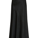 Maison Margiela Black Bias Cut Skirt