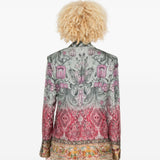 Pierre Louis Mascia Blue Paisley Jacket