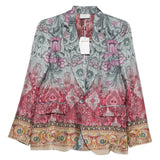 Pierre Louis Mascia Blue Paisley Jacket