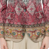 Pierre Louis Mascia Blue Paisley Jacket