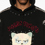 Valentino Cat-embroidered hoodie