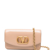 Valentino Garavani Vain Small Leather Clutch