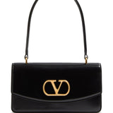 Valentino Garavani Vain Glossy Calfskin Handle Bag