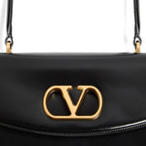Valentino Garavani Vain Glossy Calfskin Handle Bag