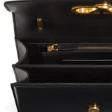 Valentino Garavani Vain Glossy Calfskin Handle Bag