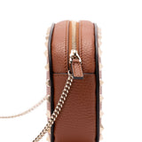 Valentino Garavani Cognac Rockstud Crossbody Bag