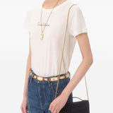 Valentino Garavani Black Suede Flap Shoulderbag Luxurious