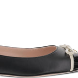 Valentino Garavani Black VLogo Ballet Flats