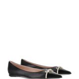 Valentino Garavani Black VLogo Ballet Flats