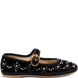 Valentino Garavani VLogo bow-embellished ballet flats