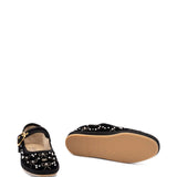 Valentino Garavani Black VLogo Bow Flats