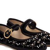 Valentino Garavani VLogo bow-embellished ballet flats