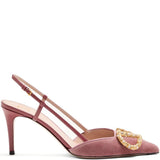 Valentino Garavani 80mm VLogo Signature embellished pumps