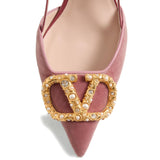 Valentino Garavani 80mm VLogo Signature embellished pumps